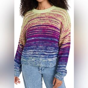 525 America Marled Ombre Crewneck Sweater NWT